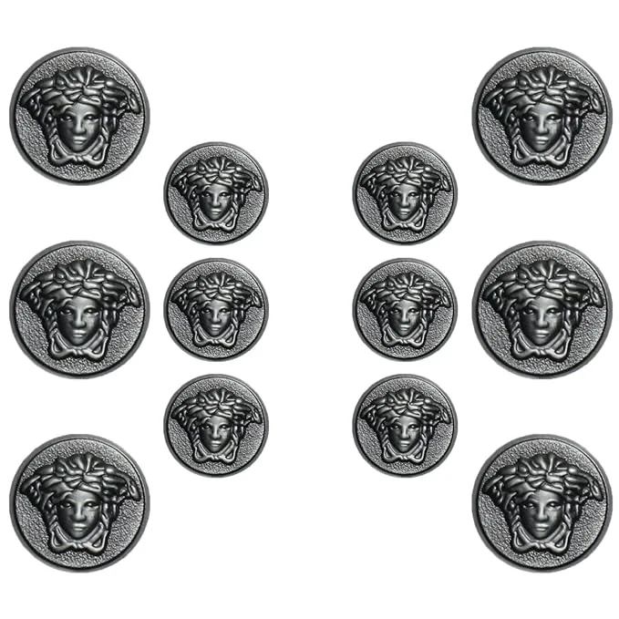 Medusa Metal Shank Buttons