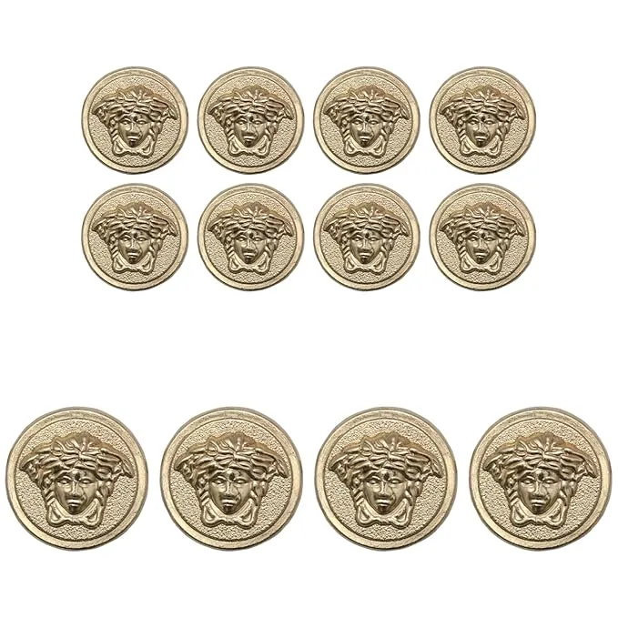 Medusa Metal Shank Buttons