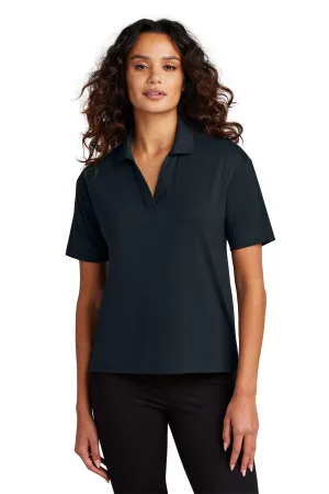 Mercer Mettle Women's Stretch Jersey Polo MM1015 Night Navy