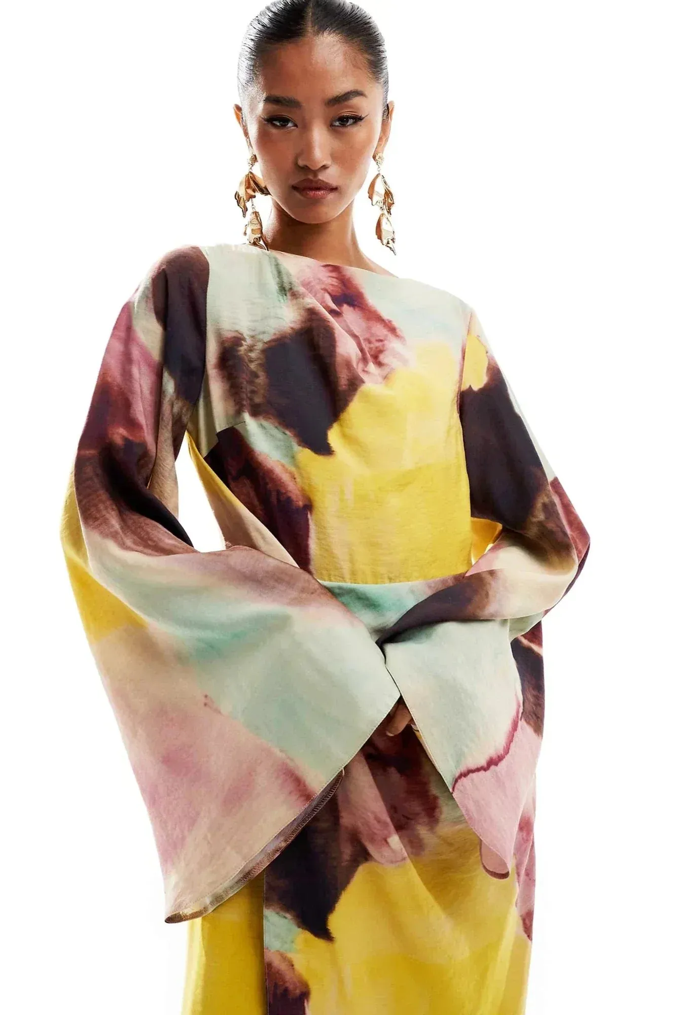 Minah Abstract Print Dress