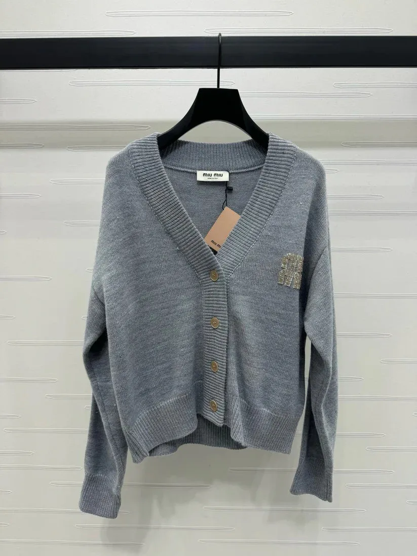 miu new sweater cardigan jacket