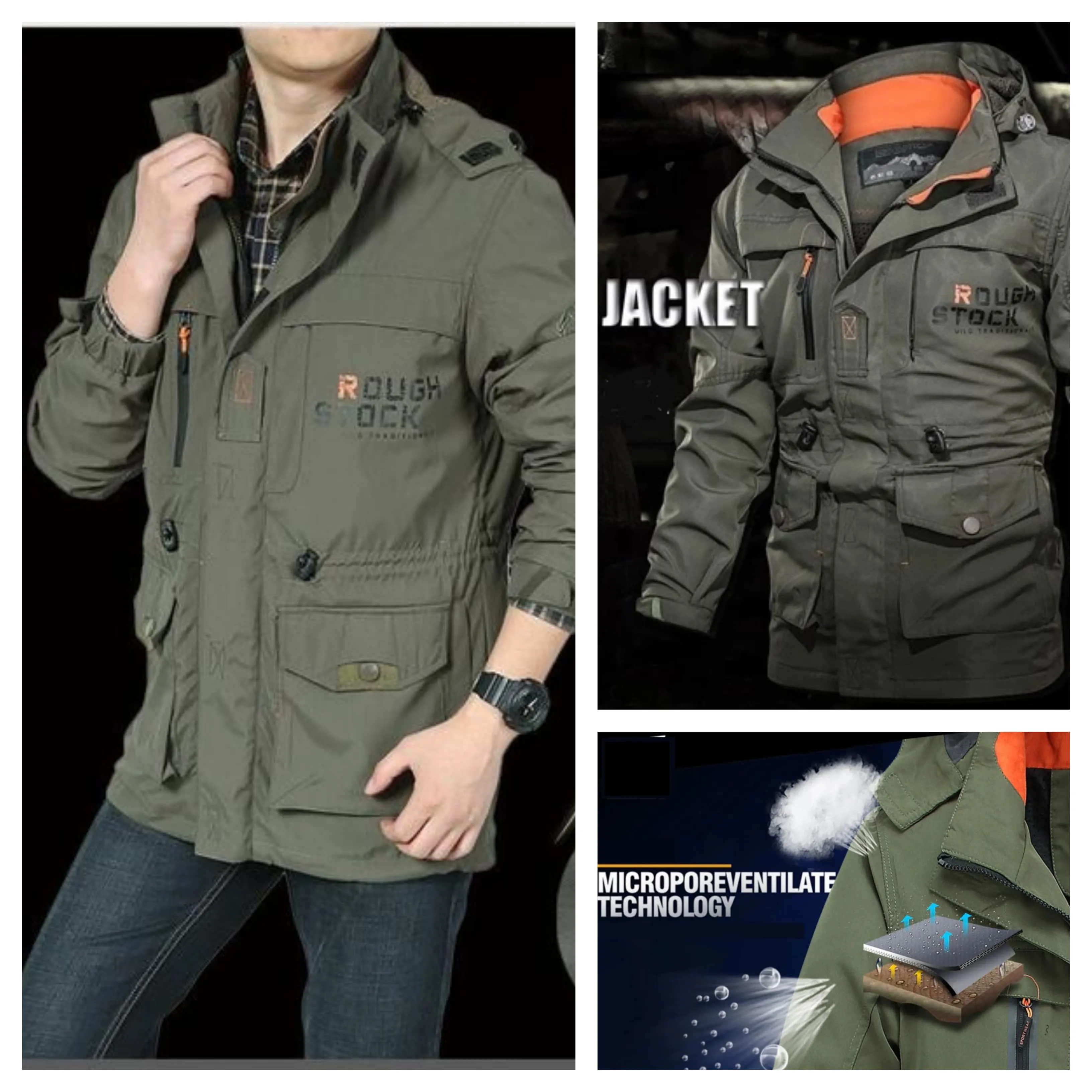 Multi-pocket Waterproof Tactical Bomber Jackets