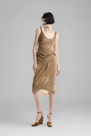 MUST HAVE • Chocolate Asymmetrical Wrap Top
