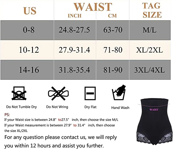 Nebility Women Butt Lifter Body Shaper Panty Tummy Control Hi-Waisted Shapewear, Beige - Size XL/2XL