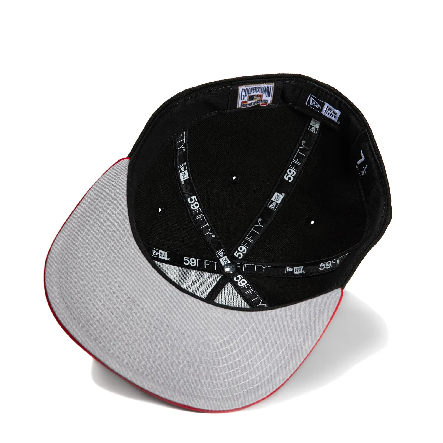 New Era 59Fifty A-Frame Toronto Blue Jays 30th Anniversary Patch Hat - Black, Red, Teal