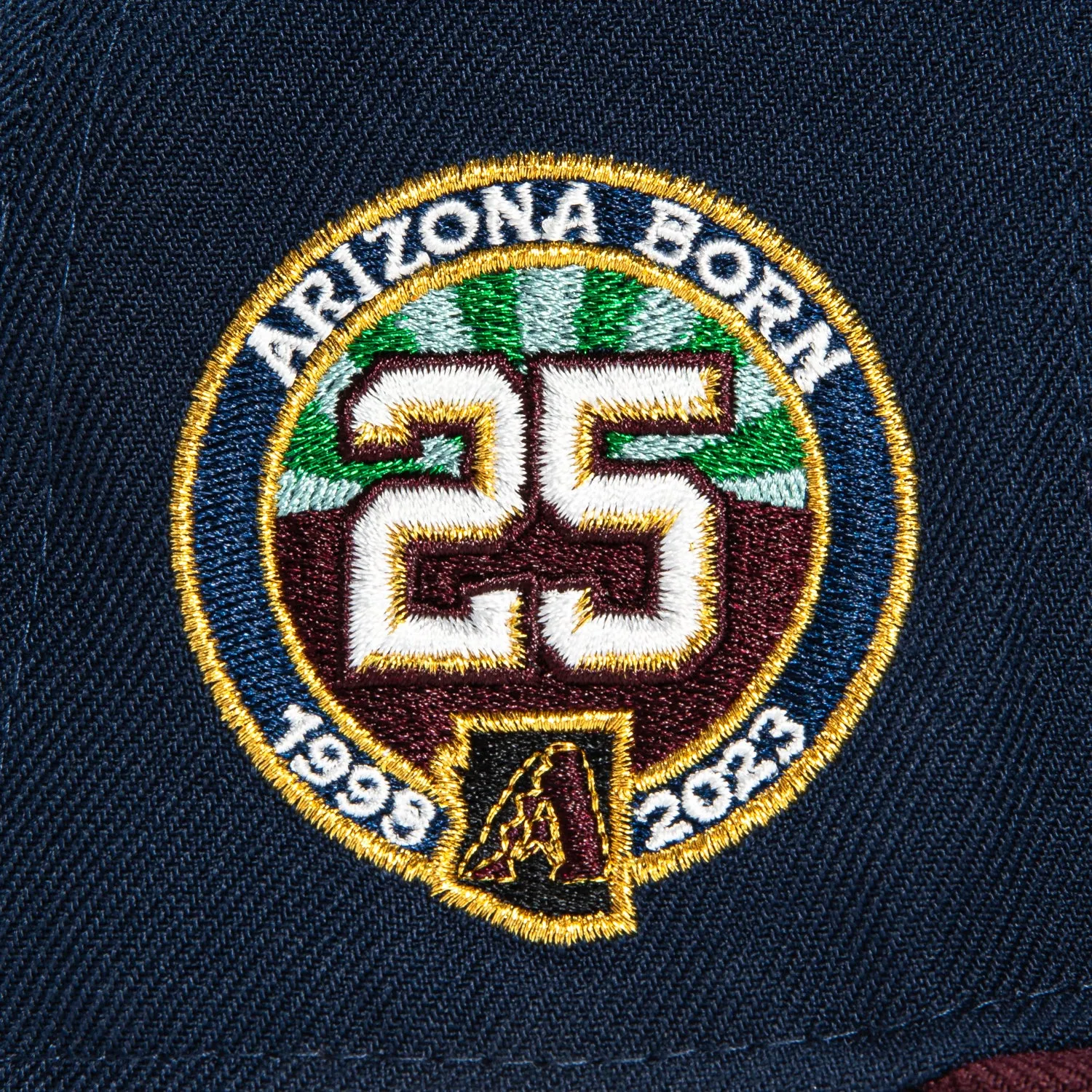New Era 59Fifty Arizona Diamondbacks 25th Anniversary Patch A Hat - Navy, Maroon