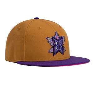 New Era 59Fifty Bakersfield Blaze Hat - Tan, Purple