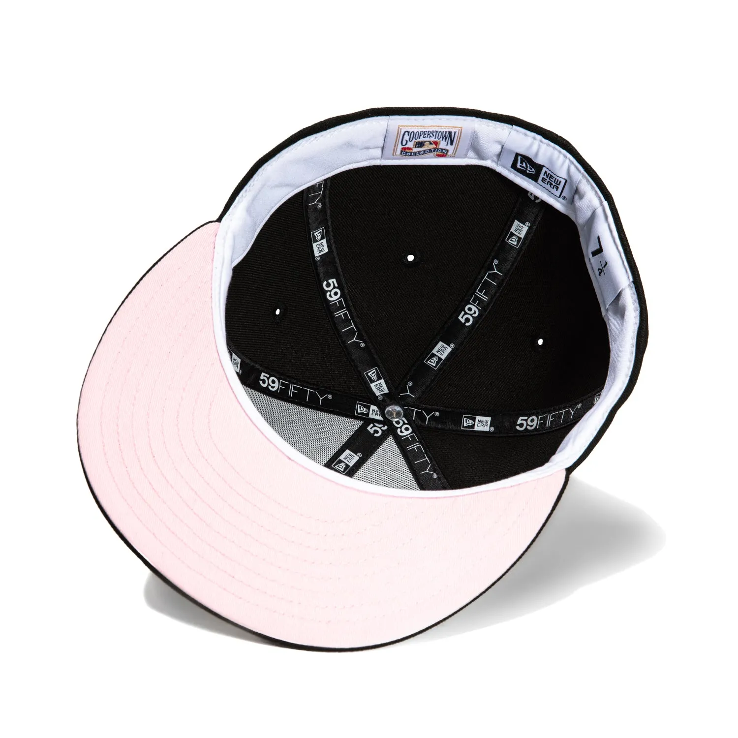 New Era 59Fifty Chicago White Sox 2005 World Series Patch Pink UV Hat -  Black