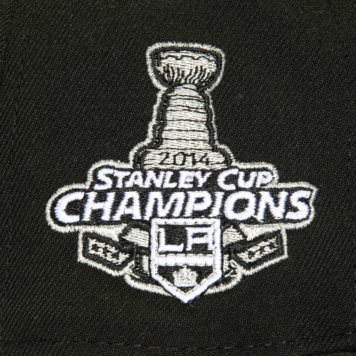 New Era 59Fifty Los Angeles Kings 2014 Stanley Cup Patch Kings of California Hat - Black