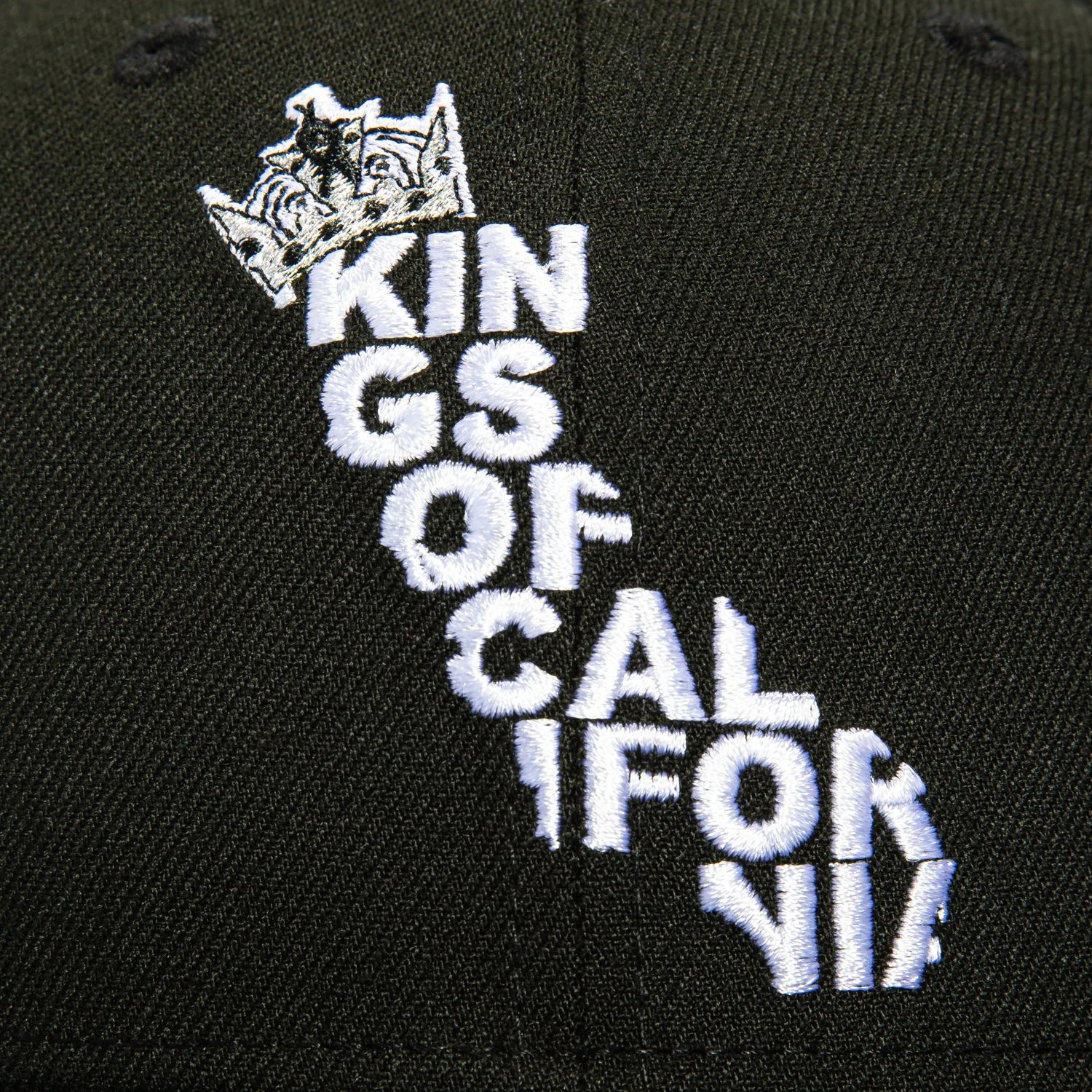 New Era 59Fifty Los Angeles Kings 2014 Stanley Cup Patch Kings of California Hat - Black