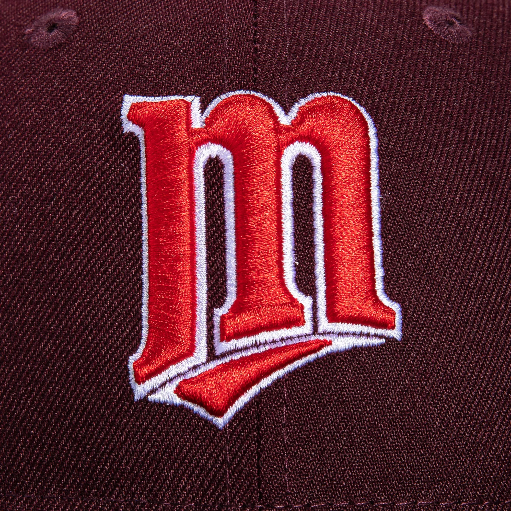 New Era 59Fifty Minnesota Twins 40th Anniversary Patch M Hat - Maroon, Black
