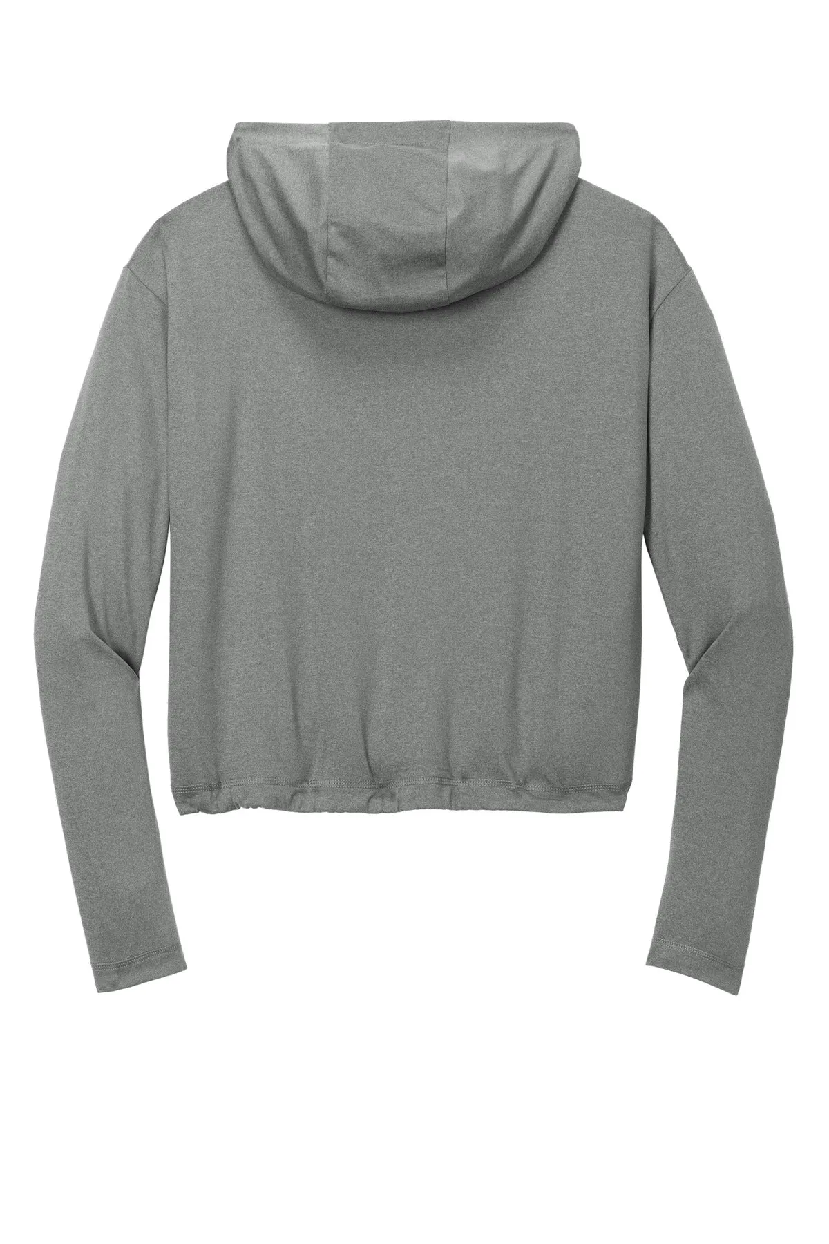 New Era Women's Power Long Sleeve Hoodie LNEA229 Shadow Grey Heather