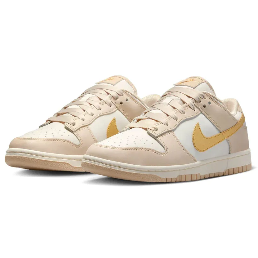 Nike Dunk Low 'Phantom Metallic Gold Swoosh'