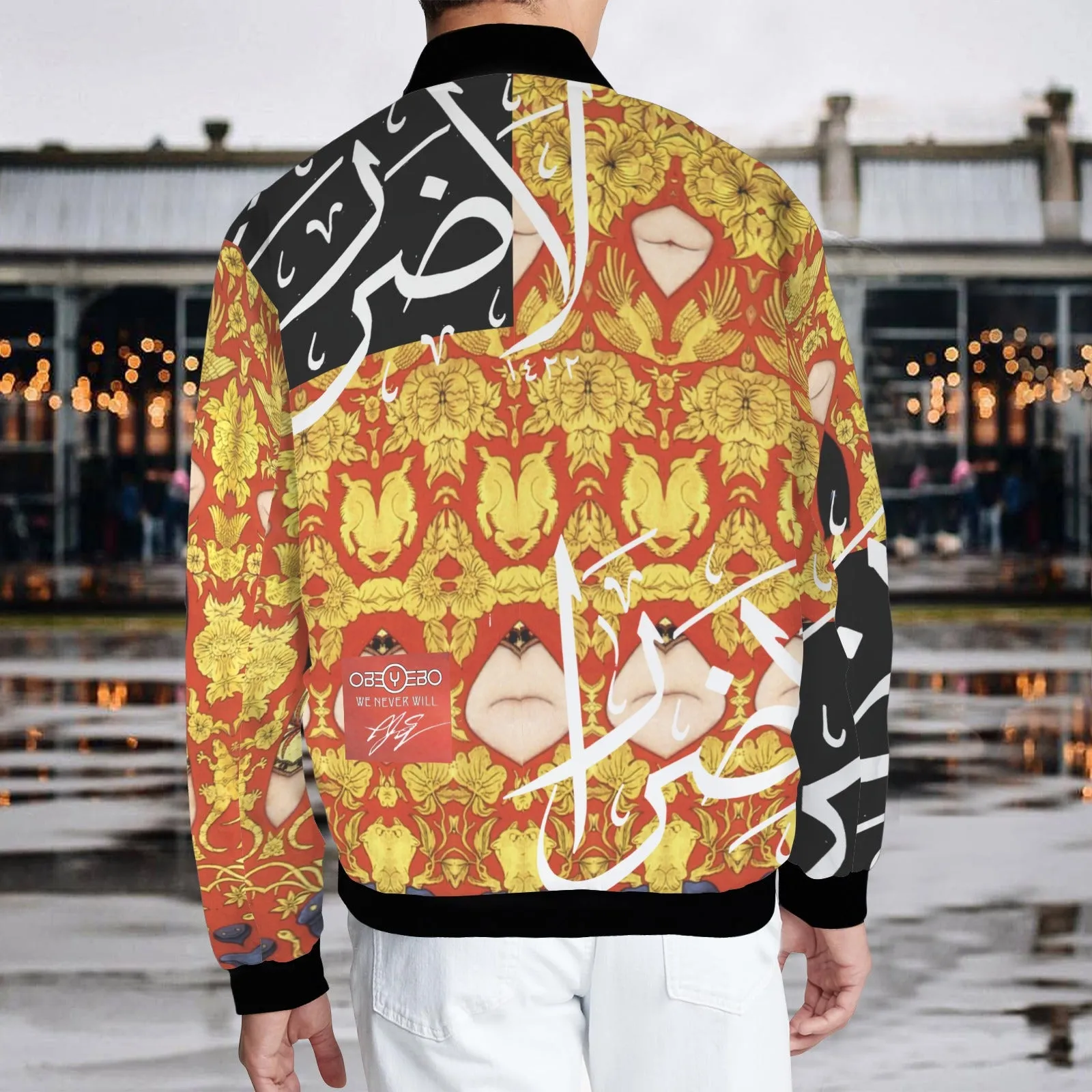 No Harm For Harm Men's Bomber Jacket