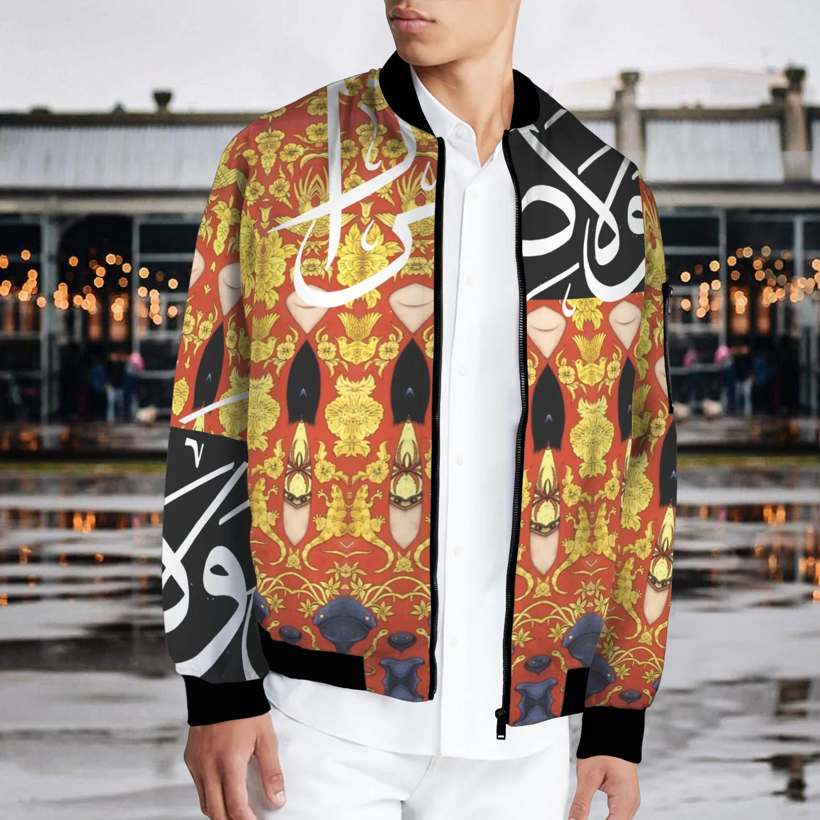 No Harm For Harm Men's Bomber Jacket