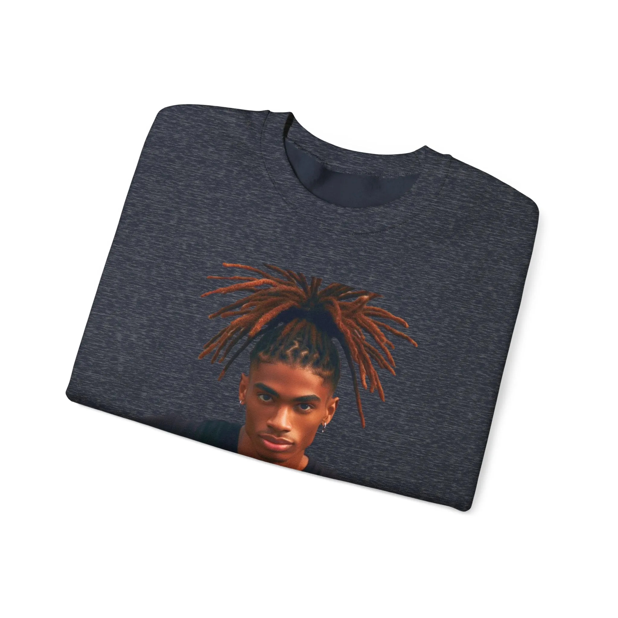 No you can't toch my Locs Unisex Heavy Blend™ Crewneck Sweatshirt
