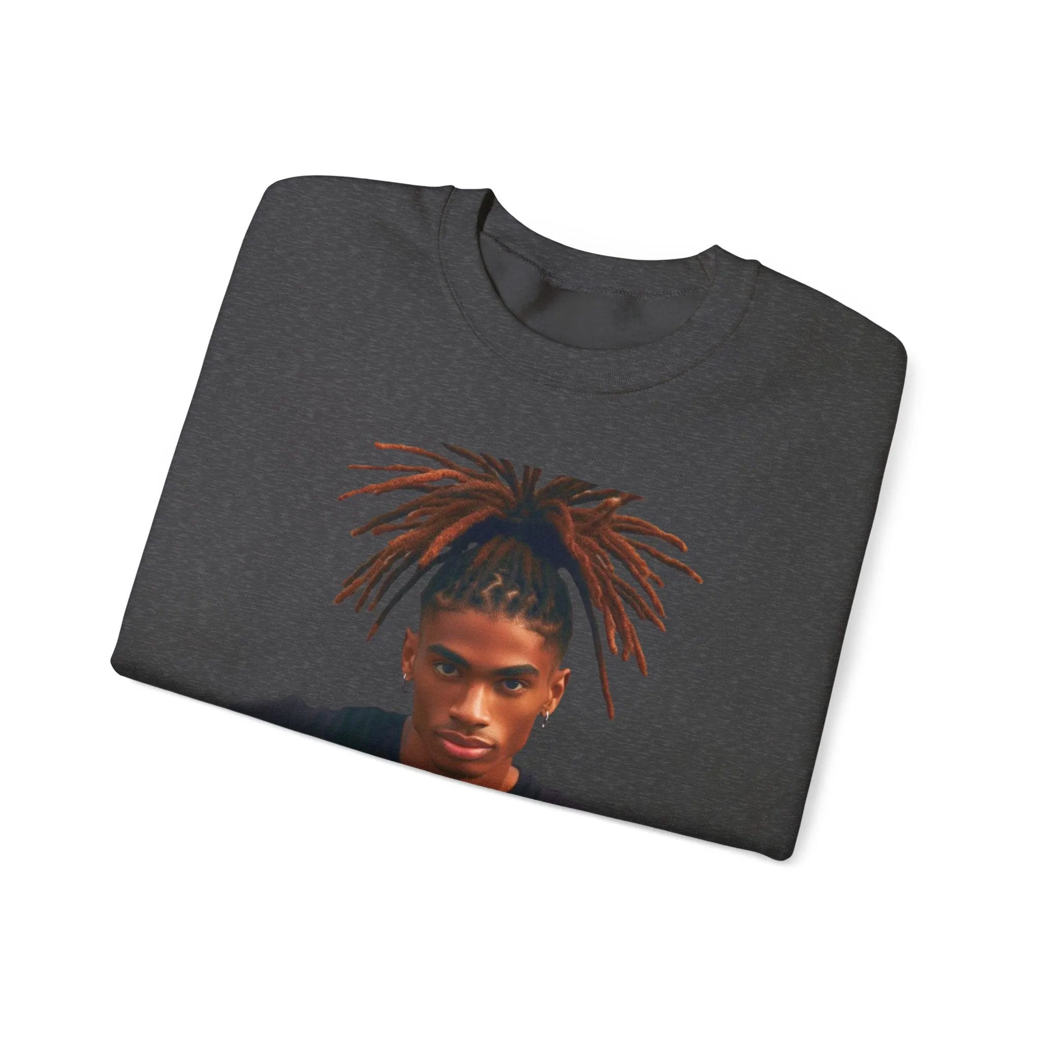 No you can't toch my Locs Unisex Heavy Blend™ Crewneck Sweatshirt
