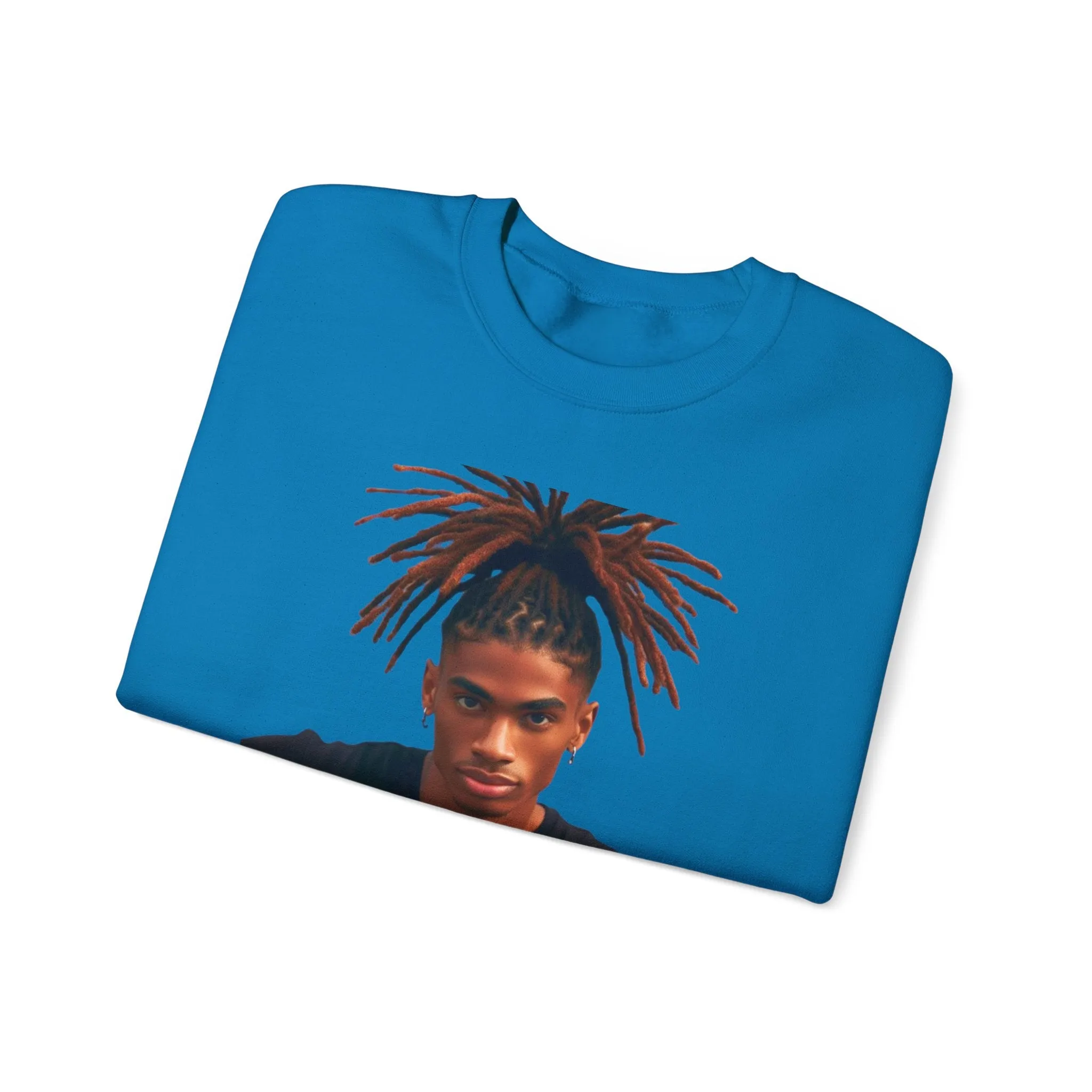 No you can't toch my Locs Unisex Heavy Blend™ Crewneck Sweatshirt