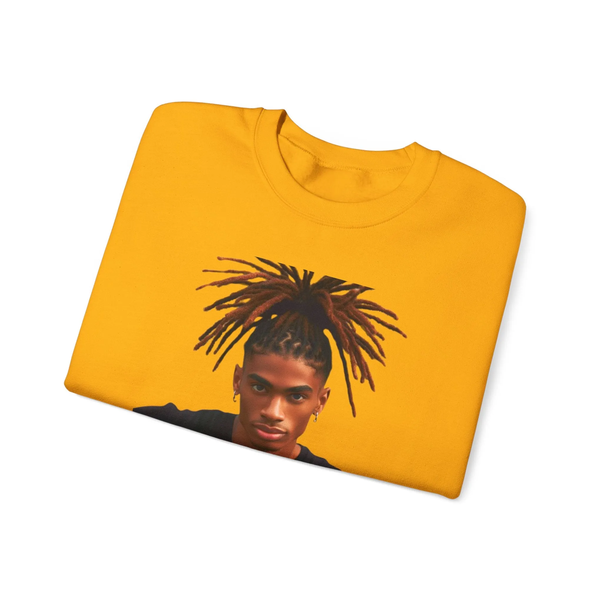 No you can't toch my Locs Unisex Heavy Blend™ Crewneck Sweatshirt
