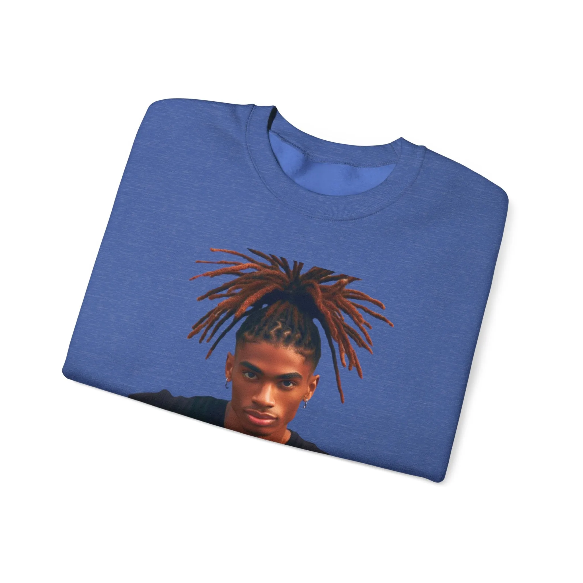 No you can't toch my Locs Unisex Heavy Blend™ Crewneck Sweatshirt