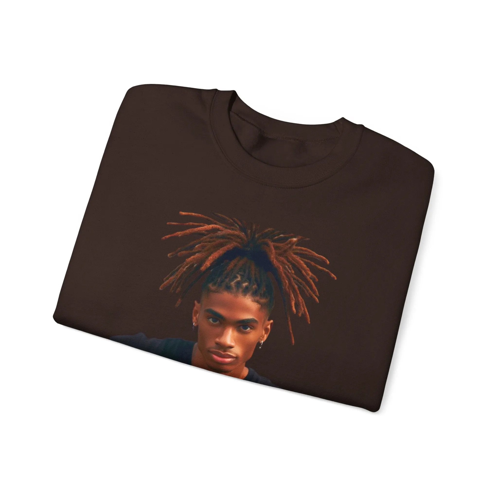 No you can't toch my Locs Unisex Heavy Blend™ Crewneck Sweatshirt