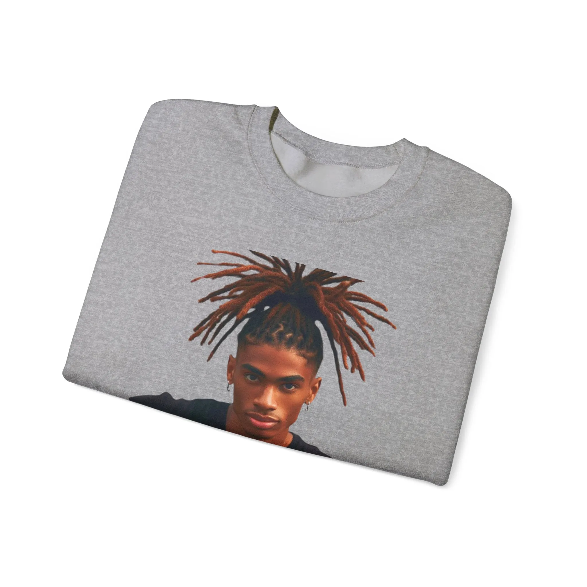 No you can't toch my Locs Unisex Heavy Blend™ Crewneck Sweatshirt