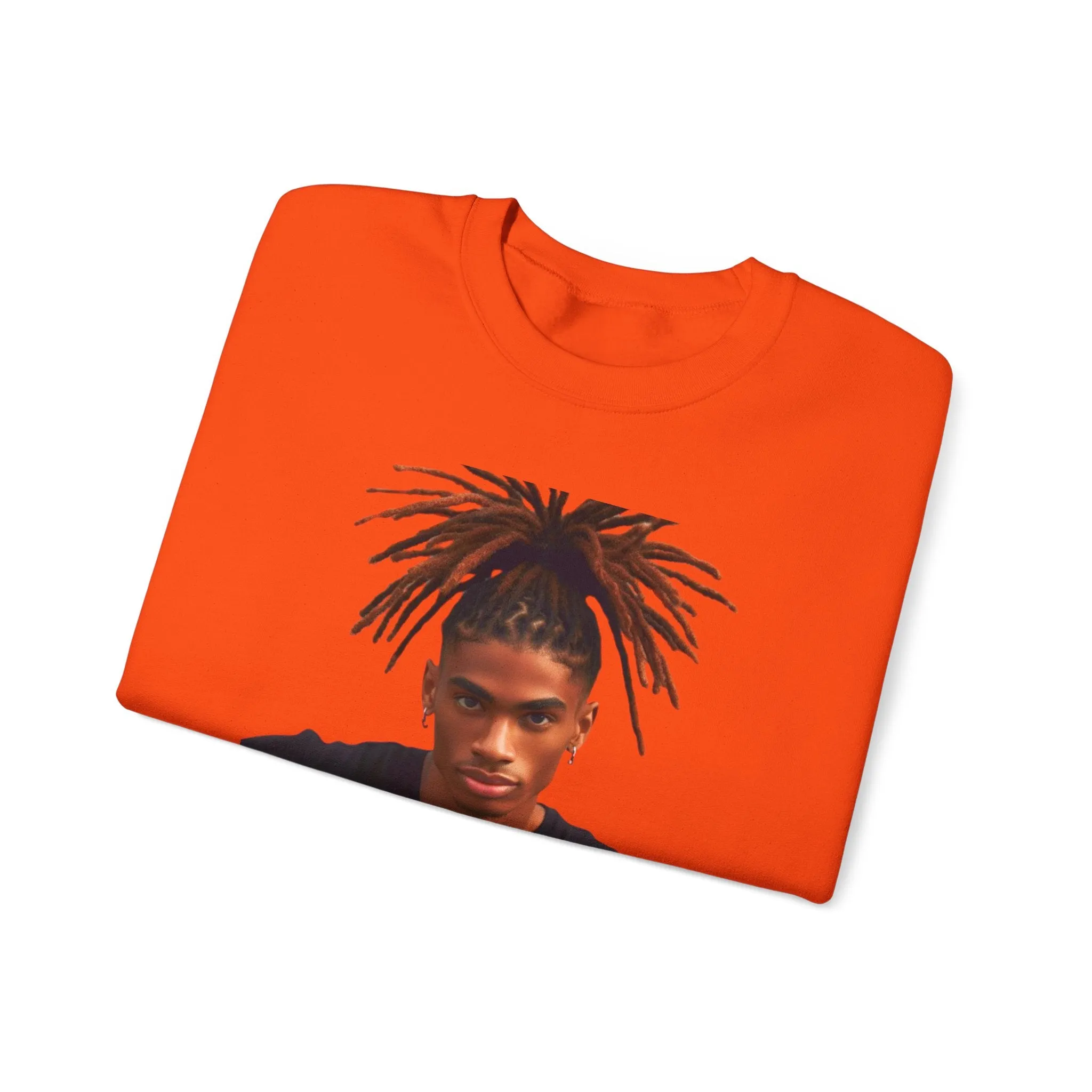 No you can't toch my Locs Unisex Heavy Blend™ Crewneck Sweatshirt