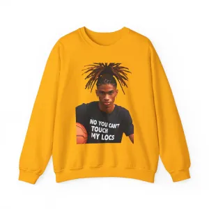 No you can't toch my Locs Unisex Heavy Blend™ Crewneck Sweatshirt