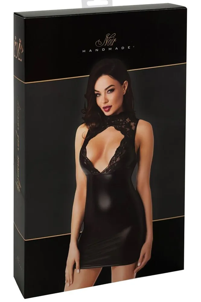 Noir Handmade Strapless Mini Dress