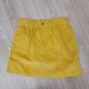 Oaks Apparel Leigh Mustard Cord Skirt