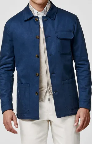 Olimpias Royal Blue Heavy Cotton Stretch Twill