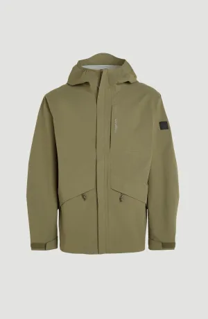 O'Neill TRVLR Series Regenjacke 10K/10K | Deep Lichen Green