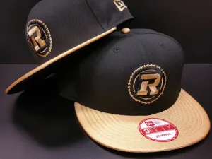 Ottawa Redblacks Snapback Custom Exclusive Black and Gold Brim