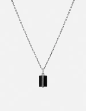 Paolo Onyx Necklace, Sterling Silver