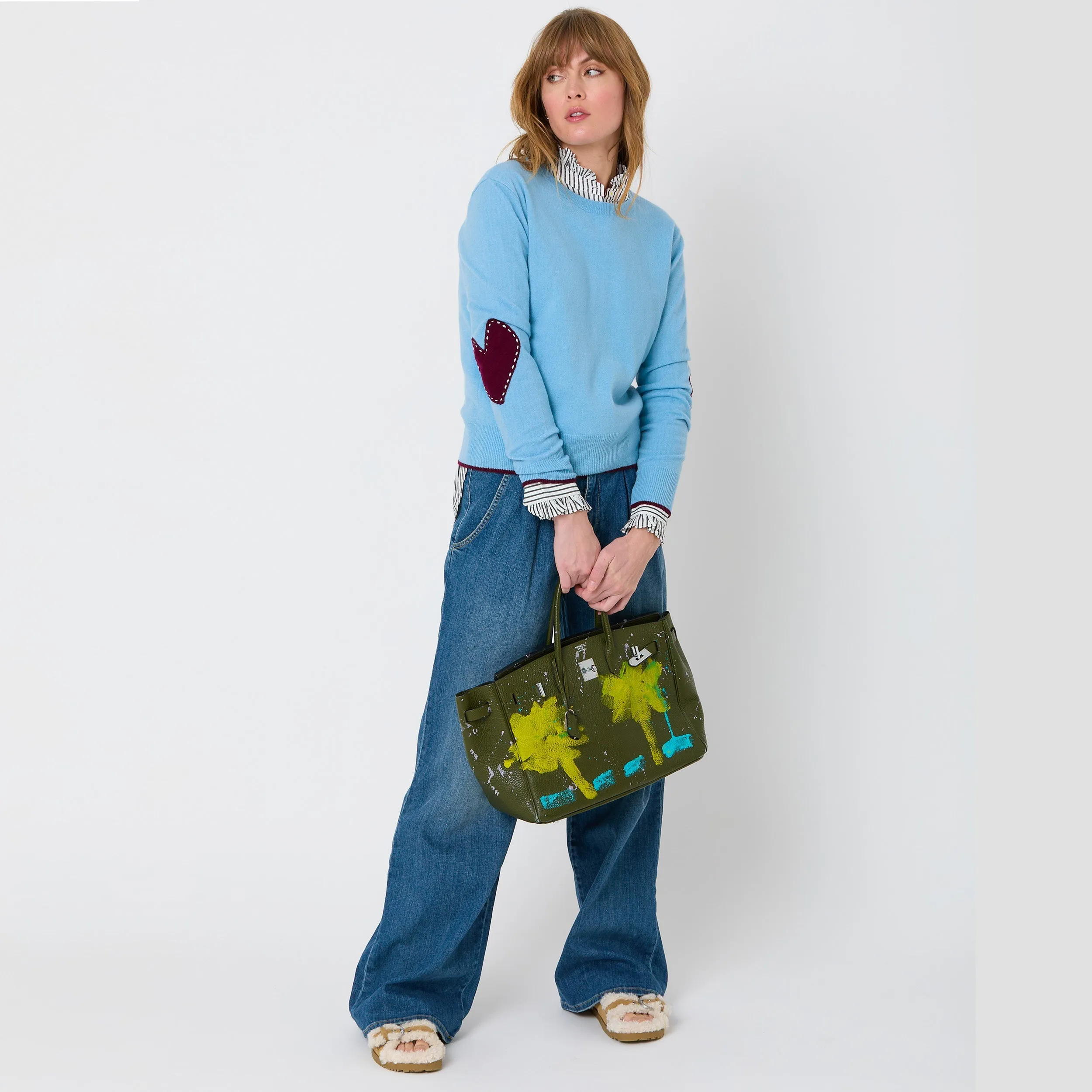Patchwork Pullover Sweater