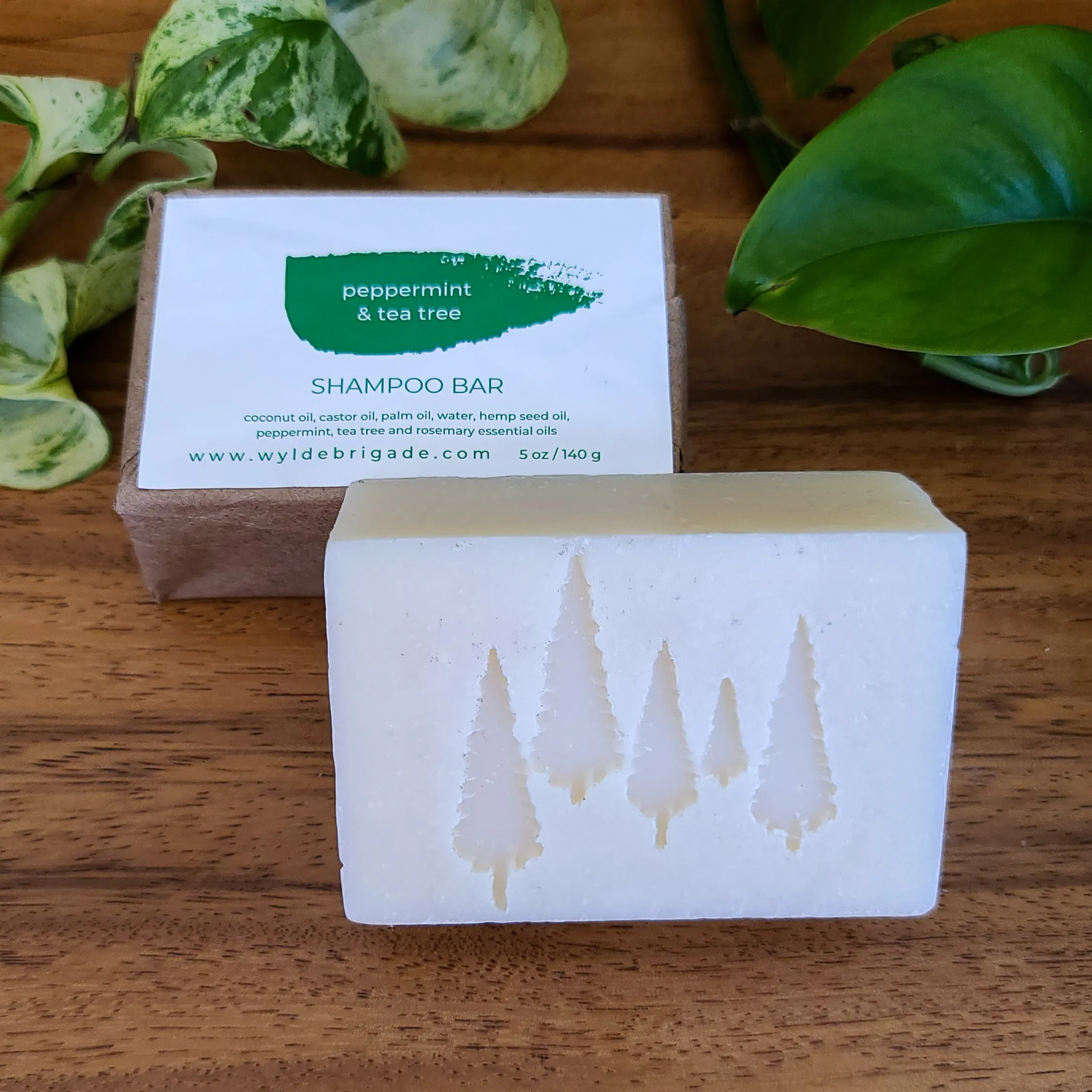Peppermint   Tea Tree Shampoo Bar