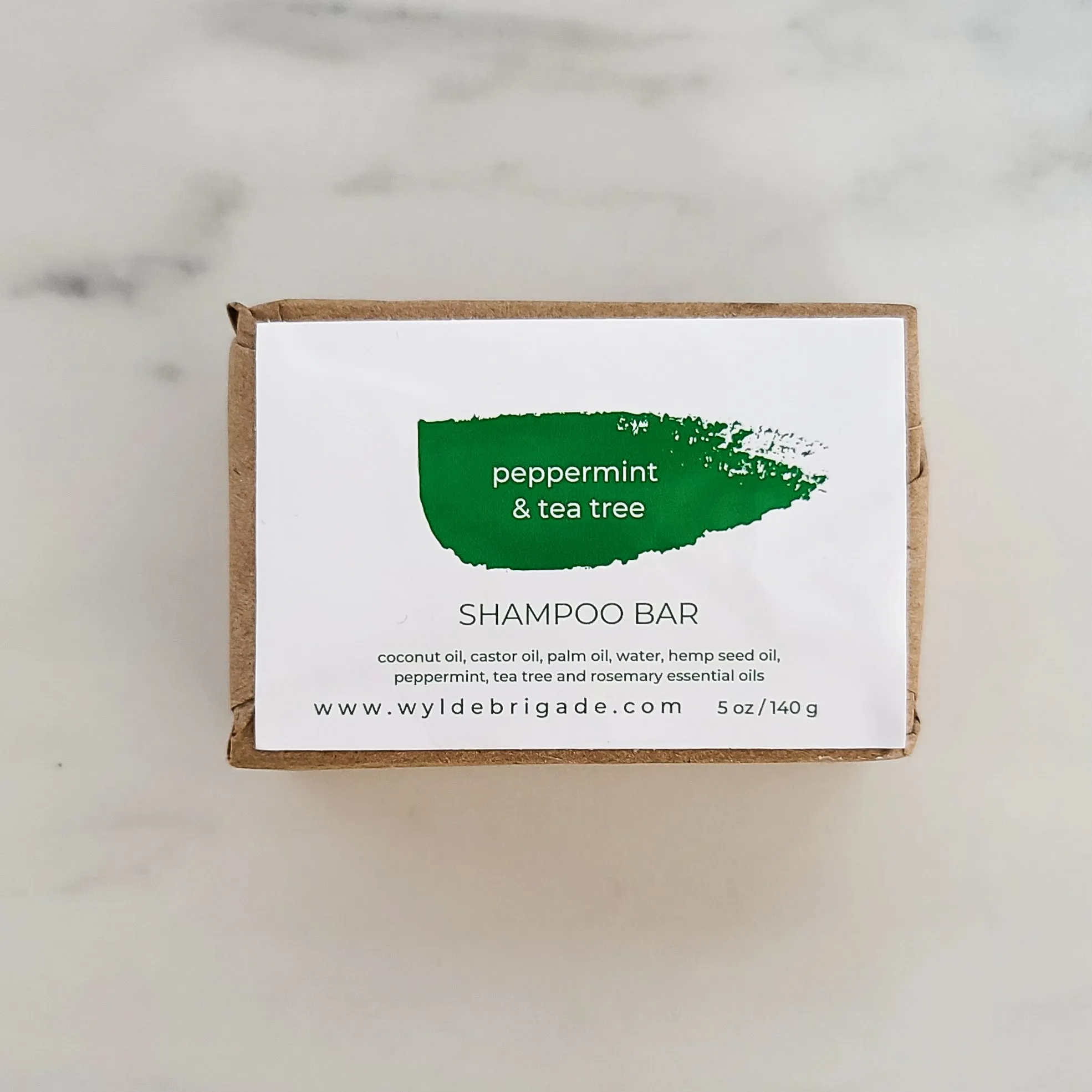 Peppermint   Tea Tree Shampoo Bar