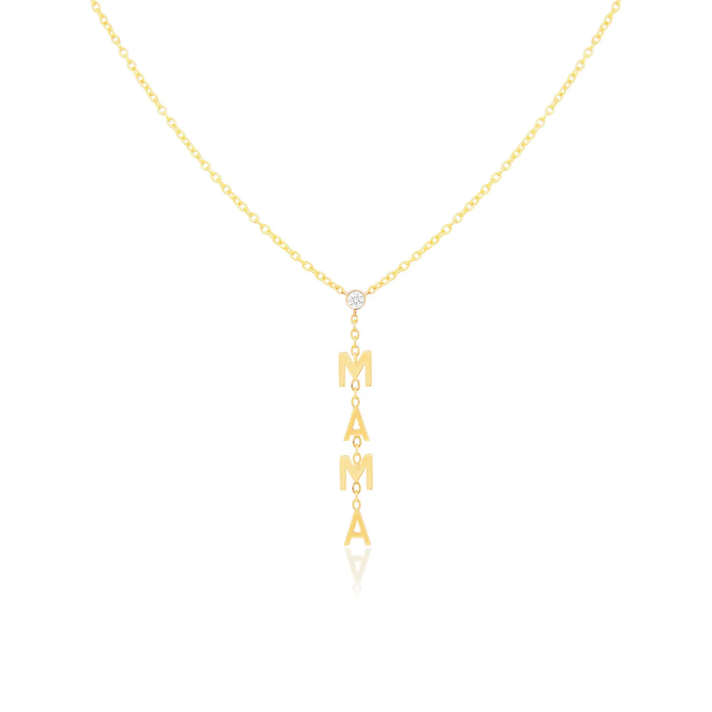 Personalized Drop Initial Necklace