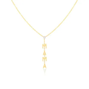 Personalized Drop Initial Necklace