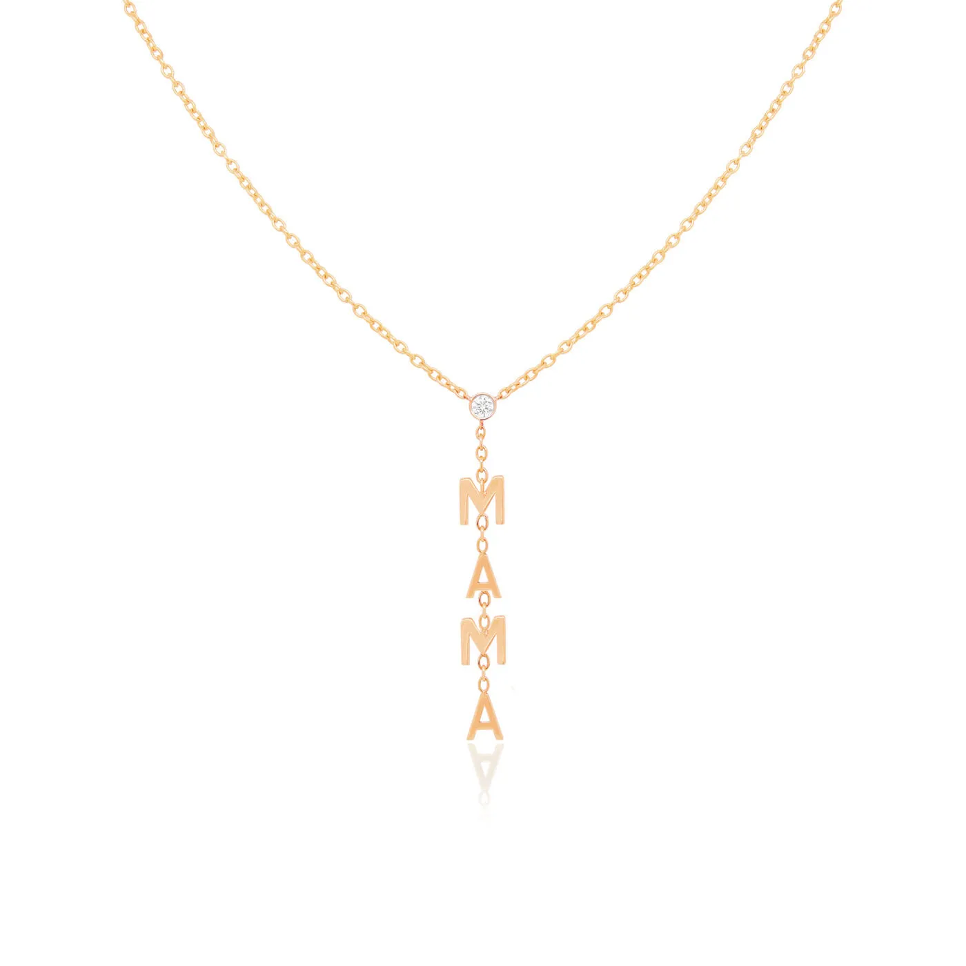 Personalized Drop Initial Necklace