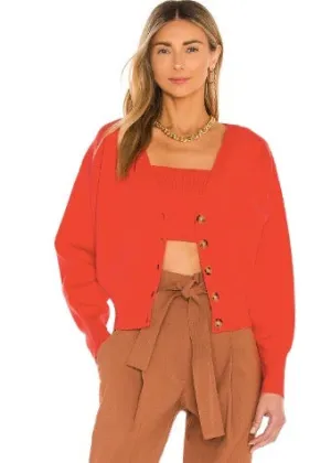 Peters II Cardigan (Persimmon)