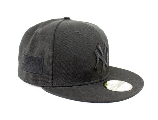 Philippine New York Yankees New Era 59Fifty Fitted Hats (Black Black)-7 3/4