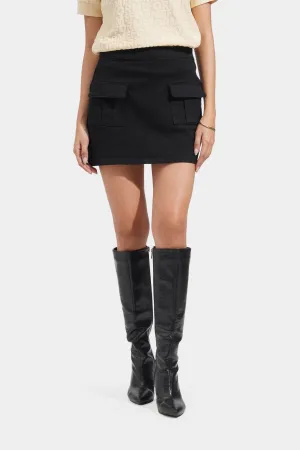 Pocket Detail Mini Skirt
