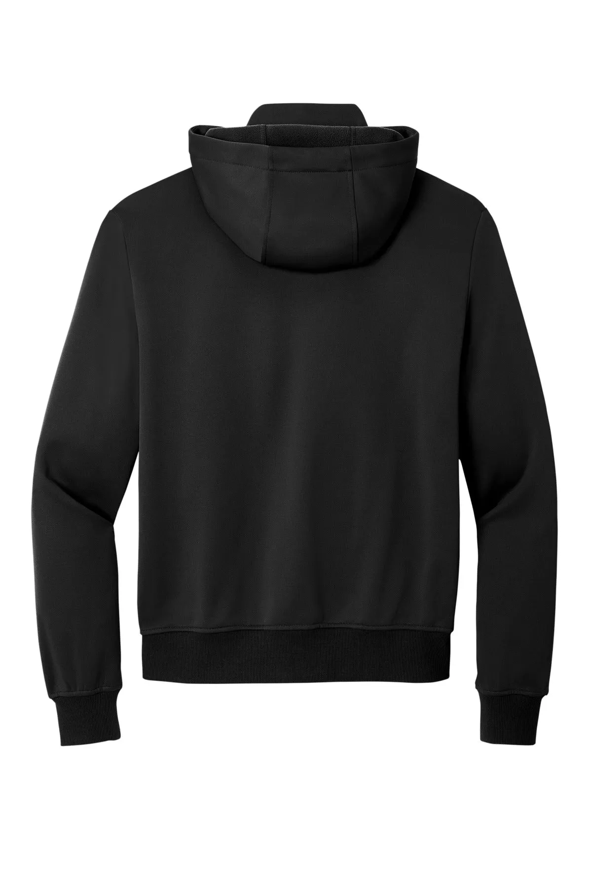 Port Authority Smooth Fleece Hooded Jacket F814 Deep Black