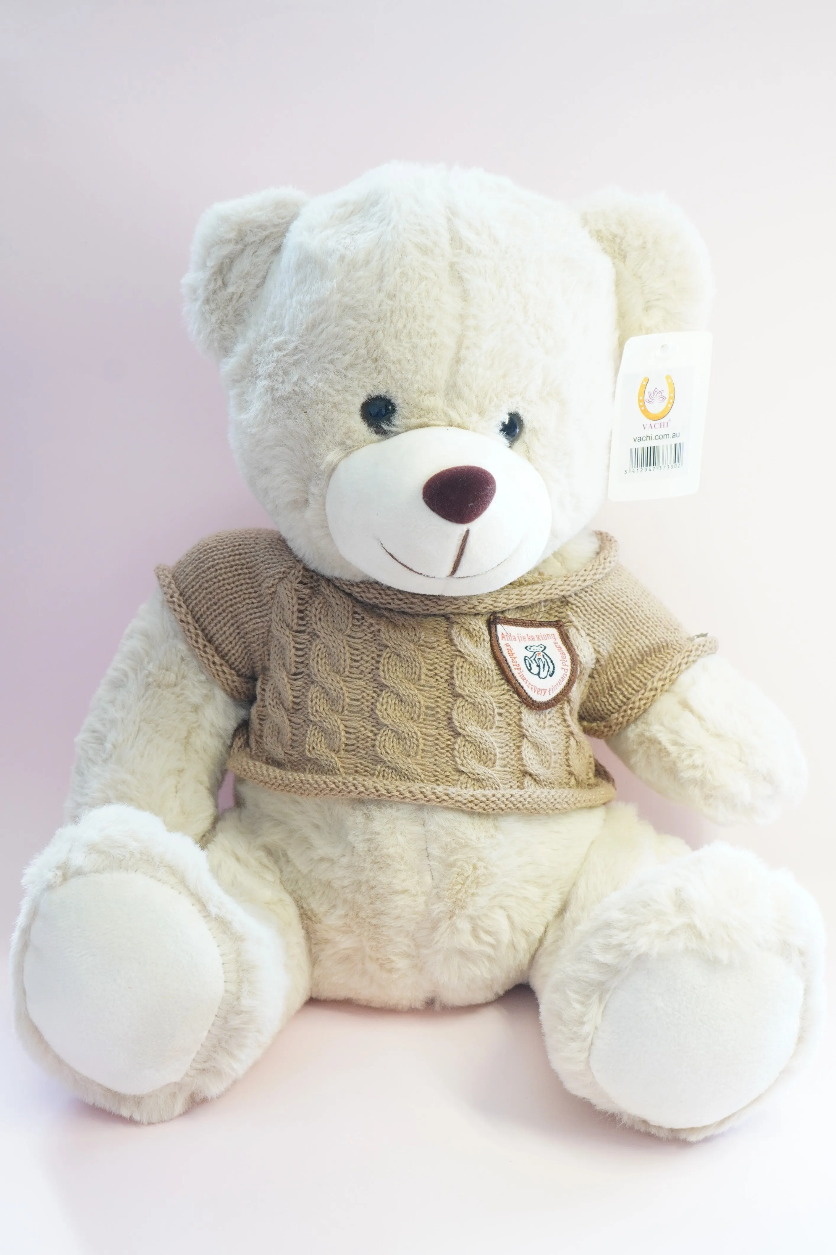 Premium Plush Knitwear Teddy Bear – 30cm