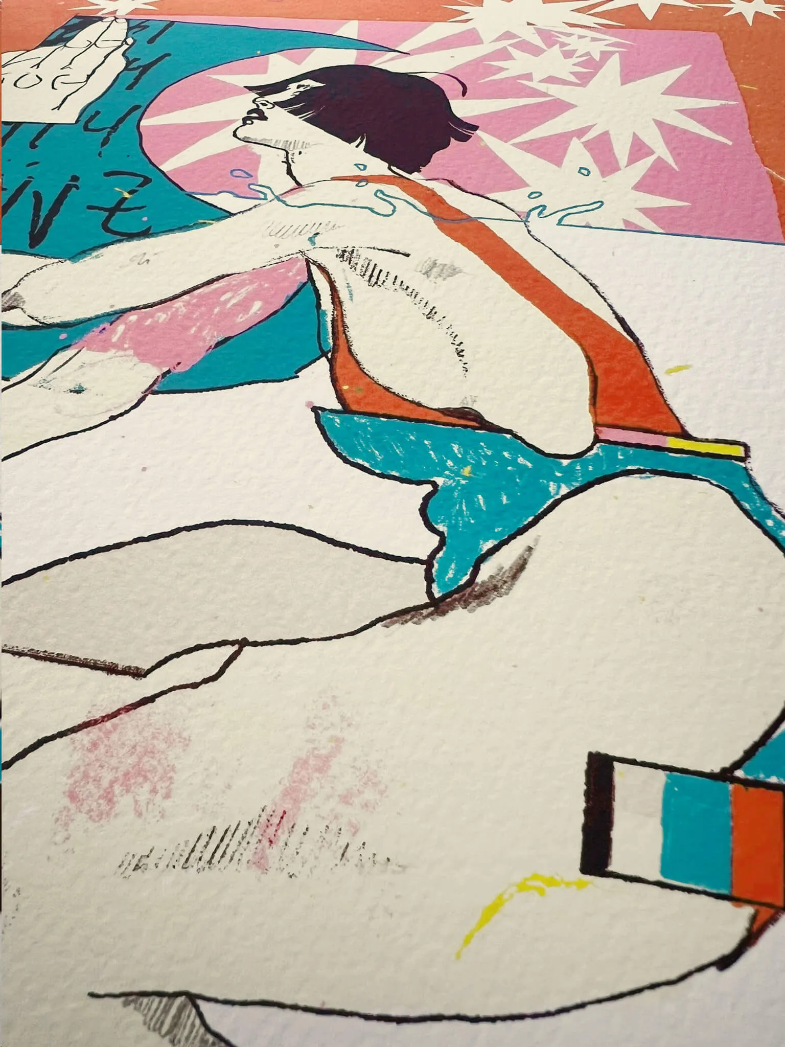 "NIGHTSWIM" Print
