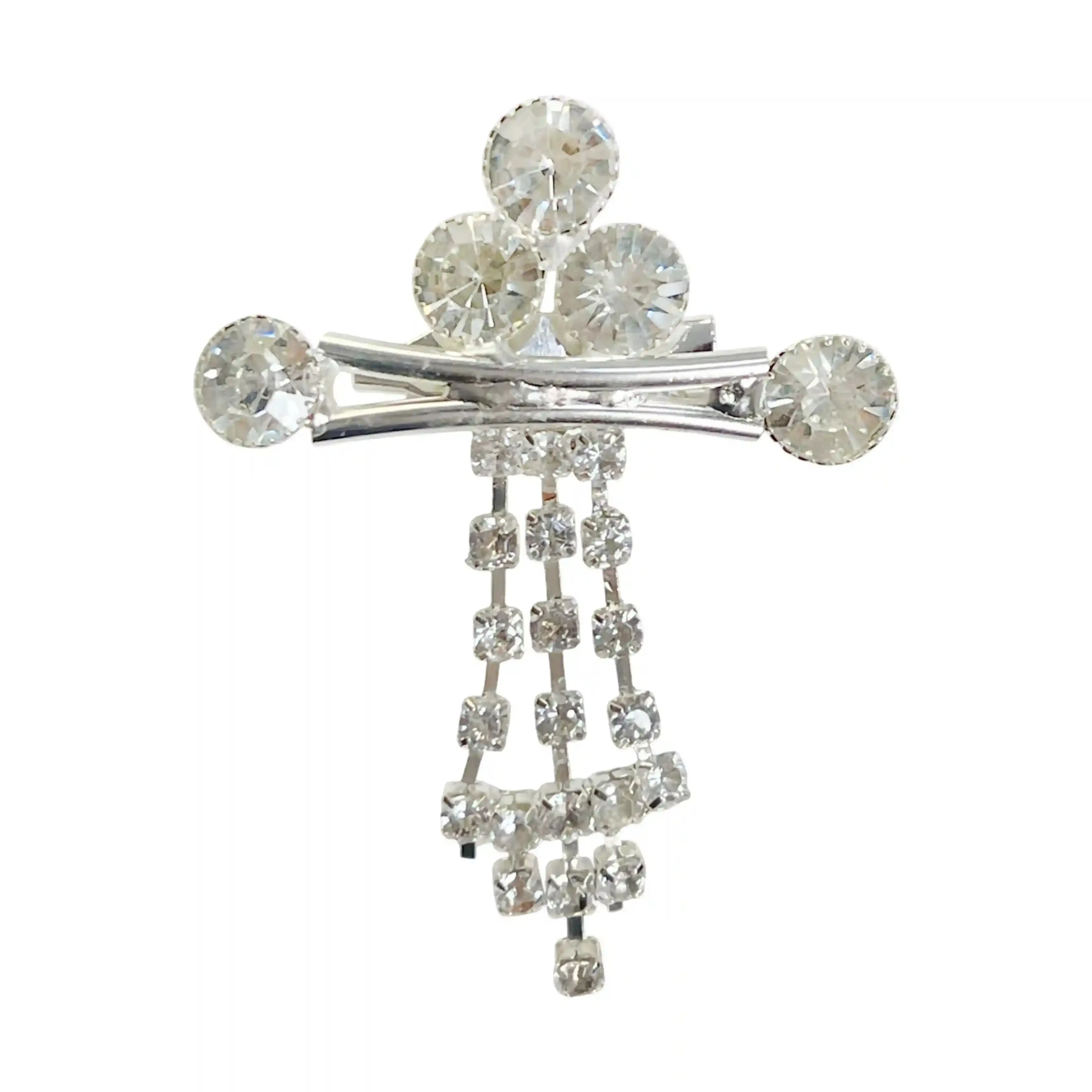 Regal Rhinestone & Crystal Brooch for Trendy Fashion