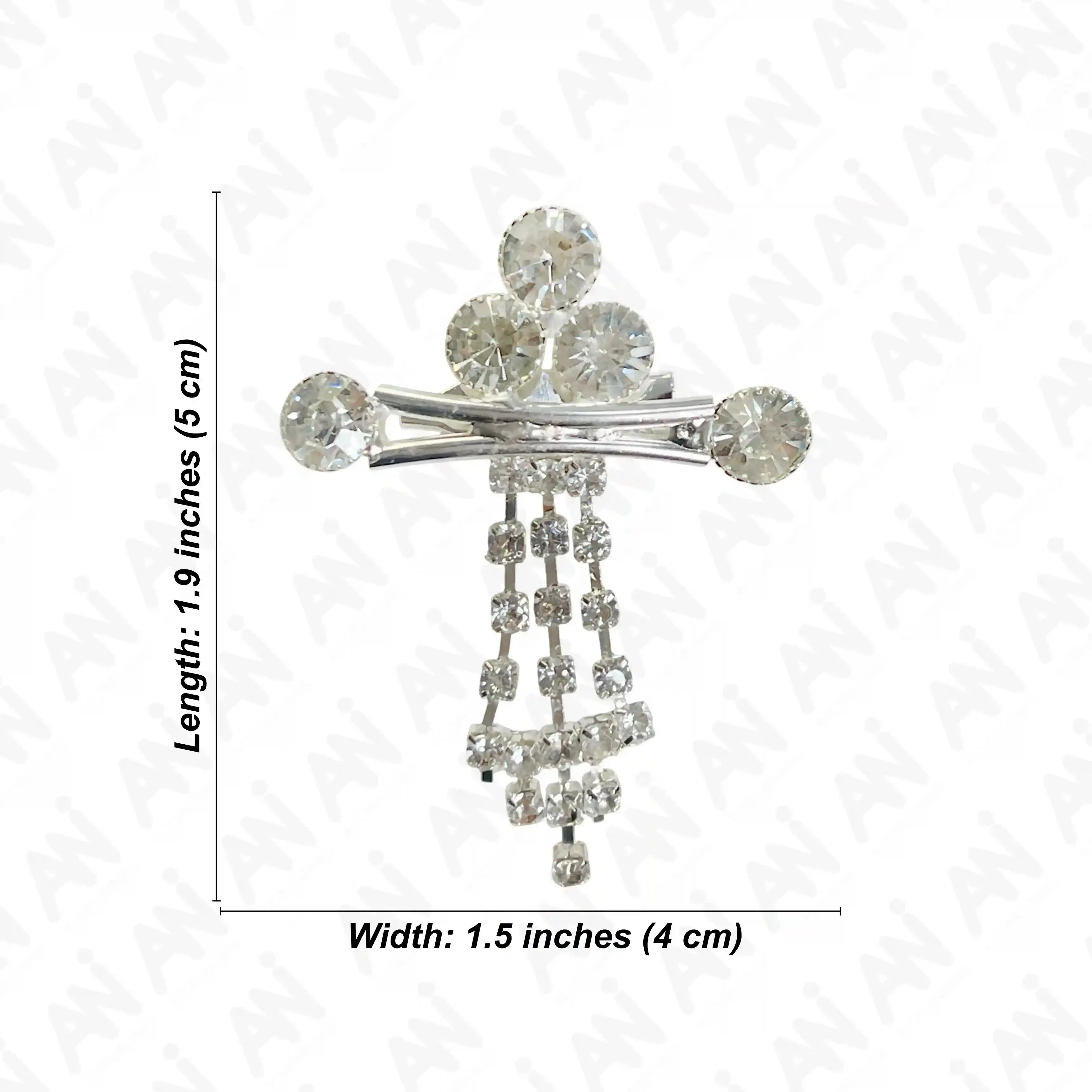 Regal Rhinestone & Crystal Brooch for Trendy Fashion