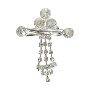 Regal Rhinestone & Crystal Brooch for Trendy Fashion