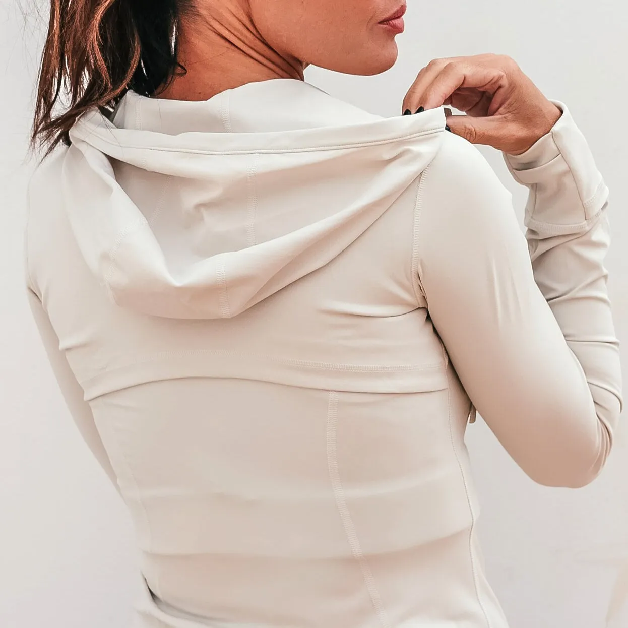 Resurgence Fitted Jacket (Hooded) | Cream